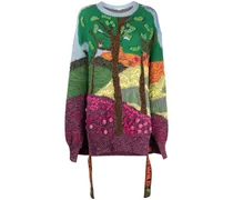 Tree Of Life Jacquard-Pullover