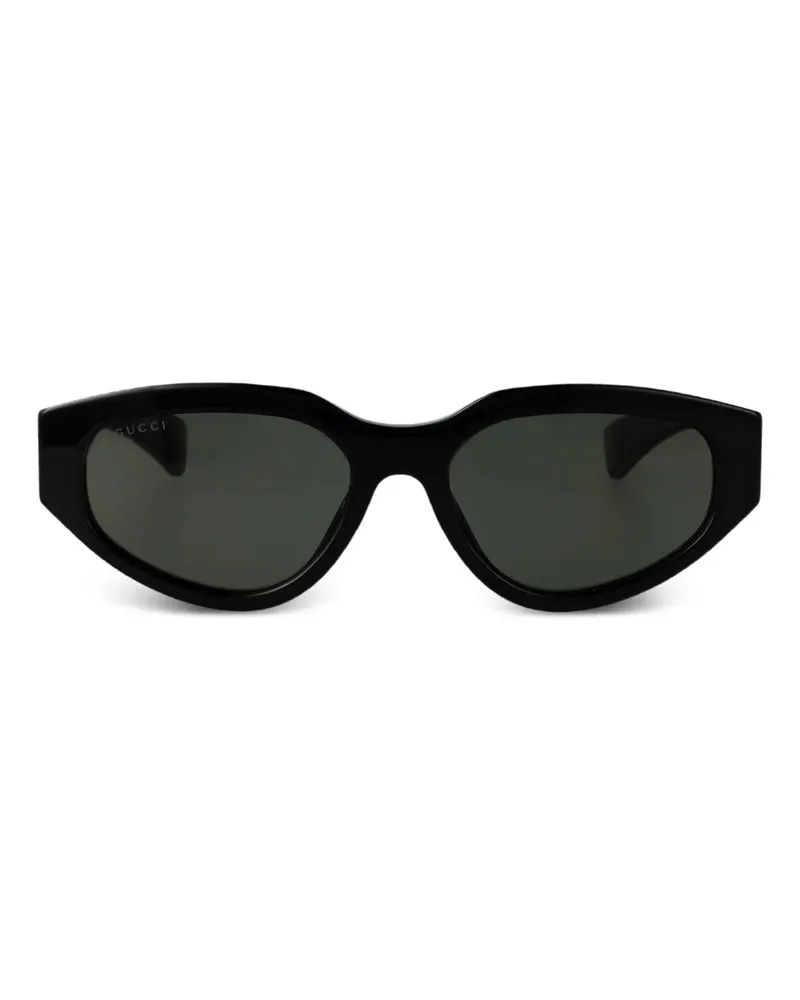 Gucci Sonnenbrille mit Cat-Eye-Gestell - Schwarz Schwarz
