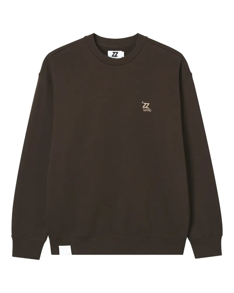 Izzue Sweatshirt mit Rundhalsausschnitt - Braun Braun