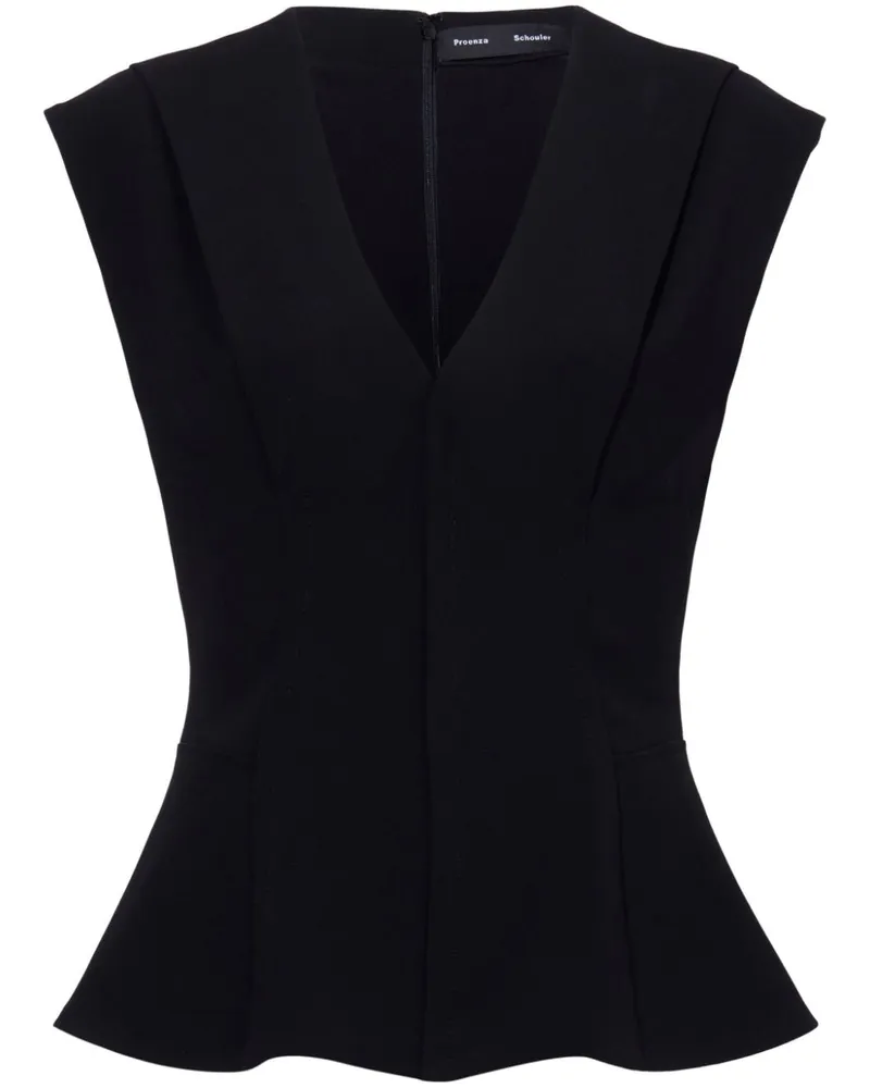 Proenza Schouler Janet Bluse - Schwarz Schwarz