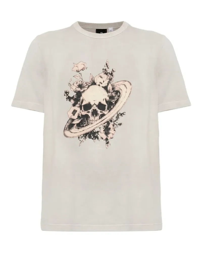Paul Smith skull-print T-shirt - Grau Grau