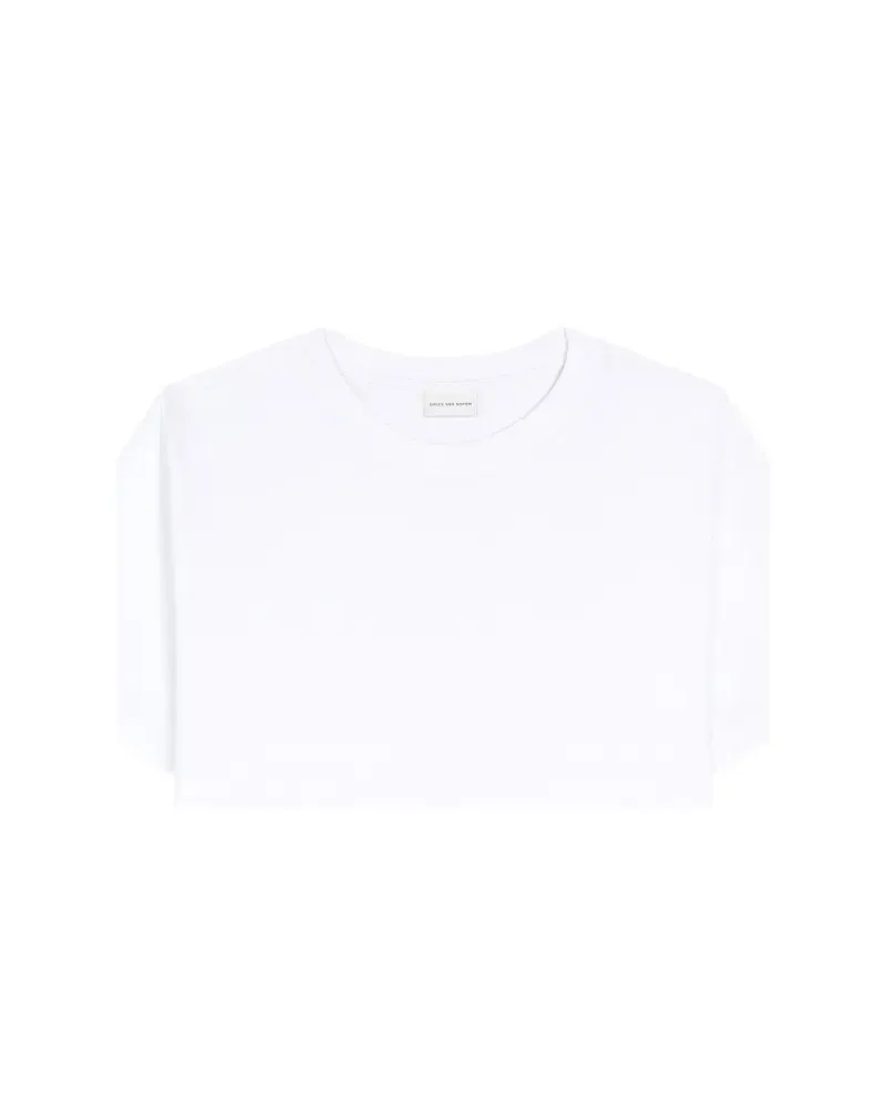 Dries van Noten Klassisches T-Shirt - Weiß Weiß