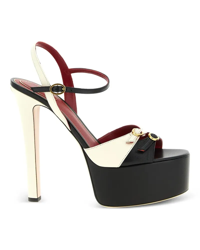 Valentino Garavani two-tone platform sandals - Nude Nude