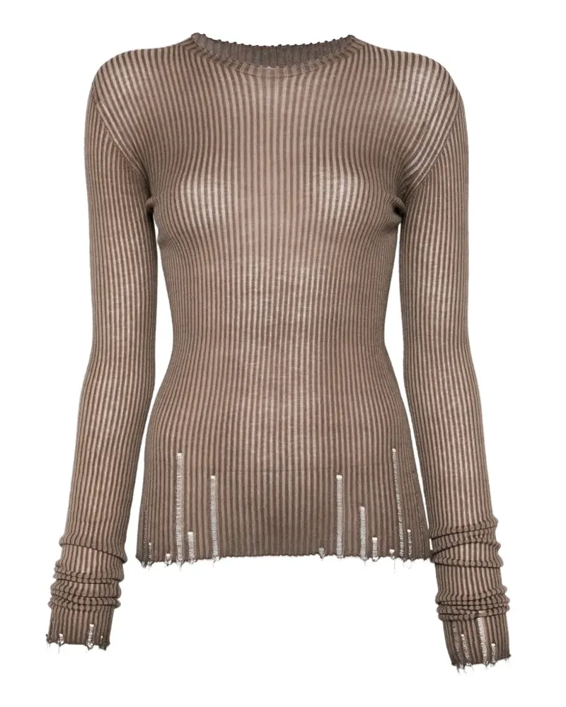 Uma Wang ribbed top - Braun Braun