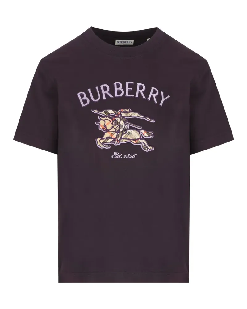 Burberry Knight Check cotton T-shirt - Violett Violett