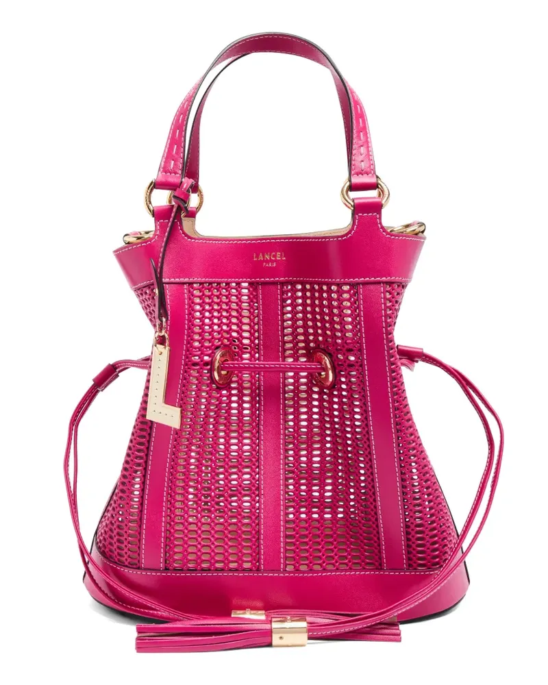 Lancel medium Premier Flirt cut-out leather bucket bag - Rosa Rosa