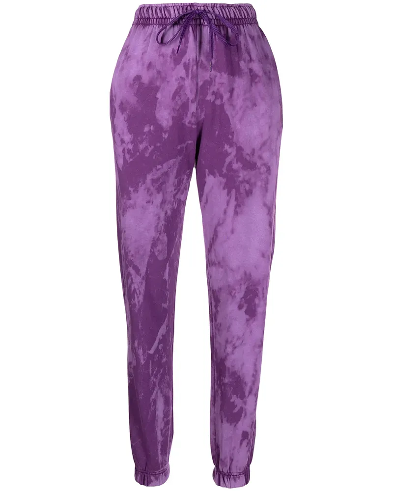 IRENEISGOOD Jogginghose mit Batik-Print - Violett Violett