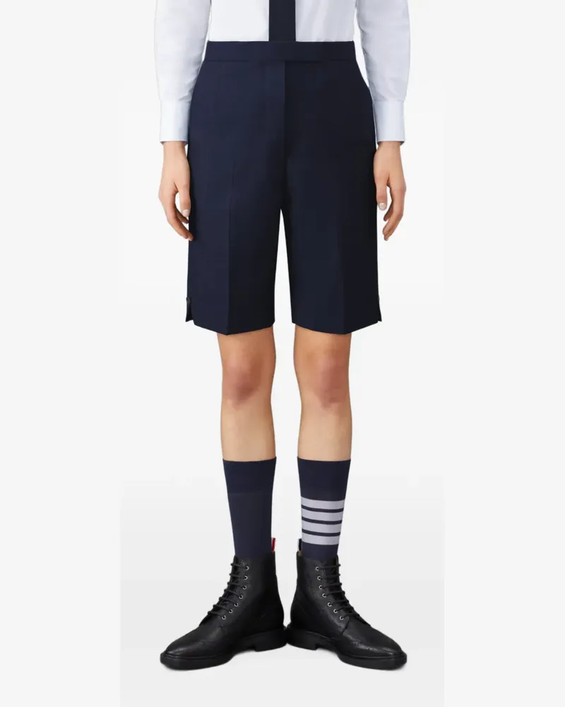 Thom Browne Hoch sitzende Shorts - Grau Grau