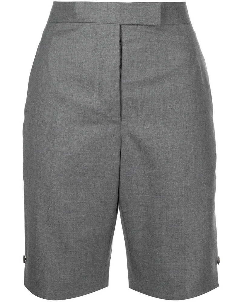 Thom Browne Hoch sitzende Shorts Grau