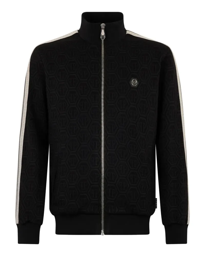Philipp Plein zip-up sports jacket - Schwarz Schwarz