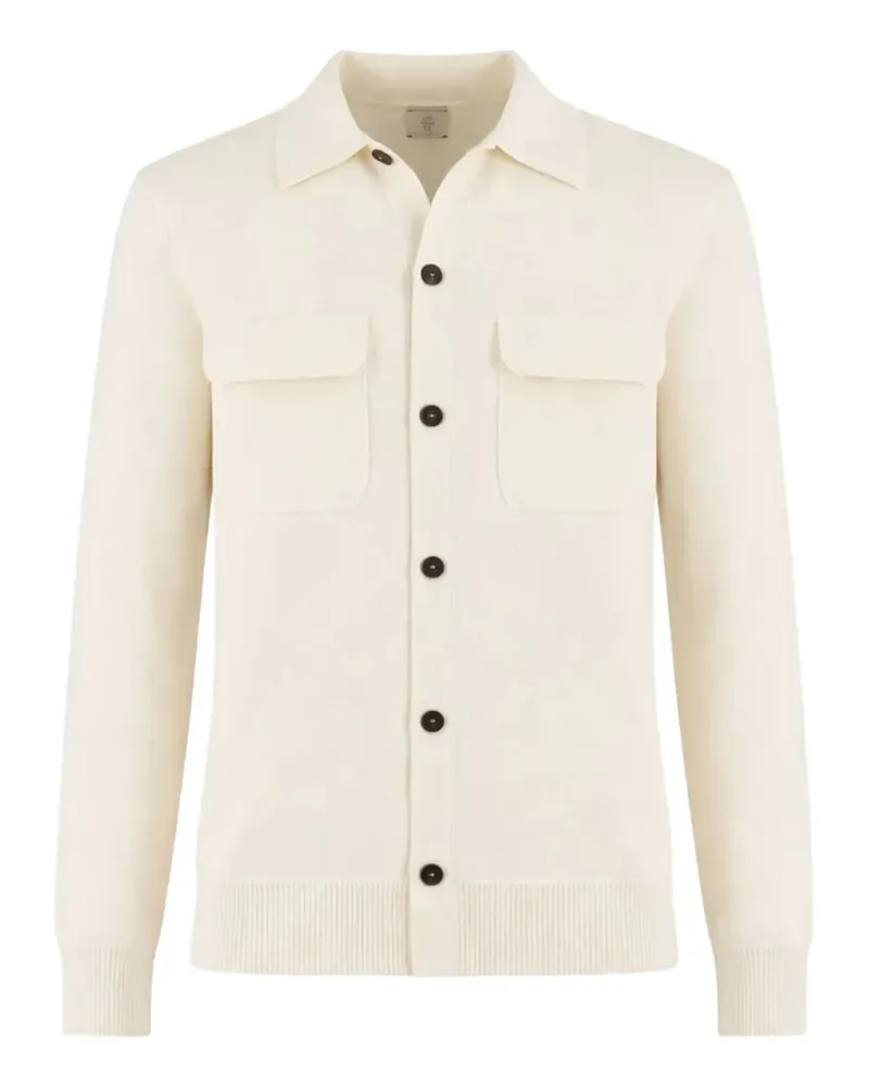 Eleventy Hemdjacke mit aufgesetzten Taschen - Nude Nude