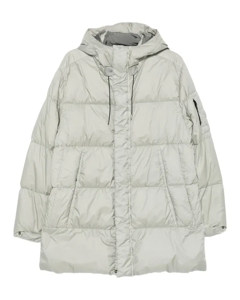 C.P. Company Gesteppte Kapuzenjacke - Grau Grau