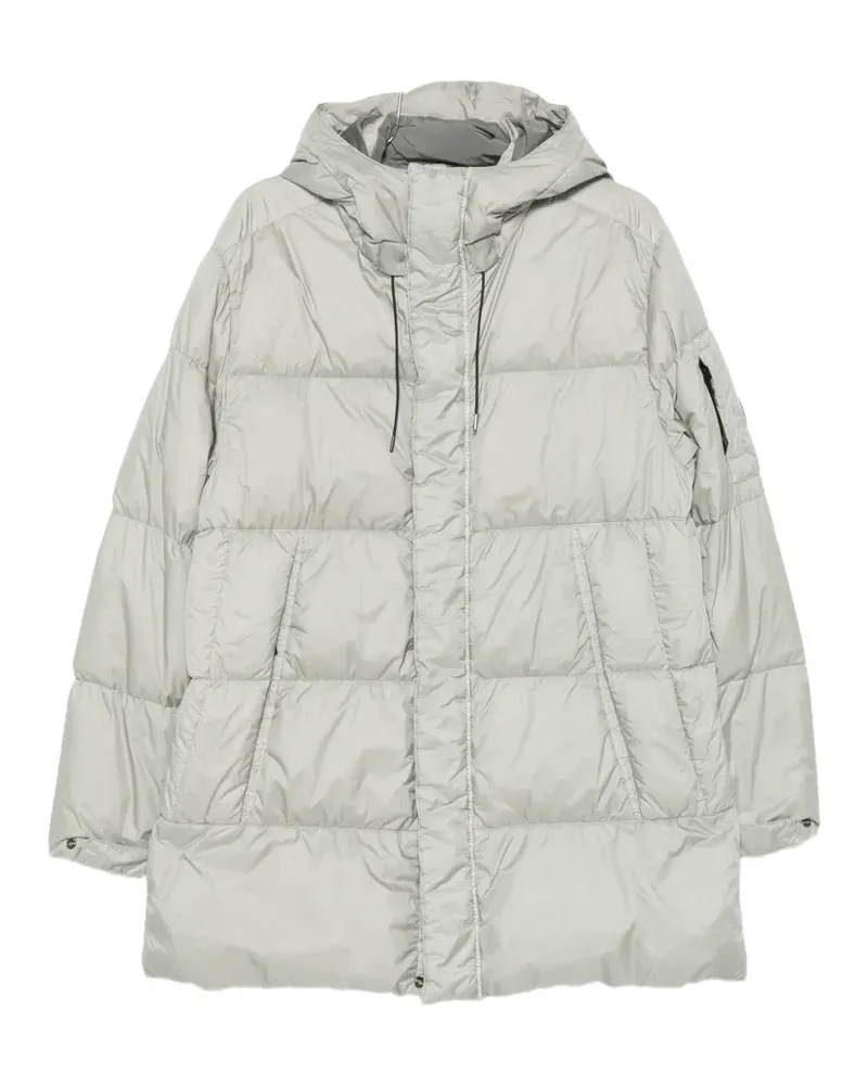 C.P. Company Gesteppte Kapuzenjacke - Grau Grau