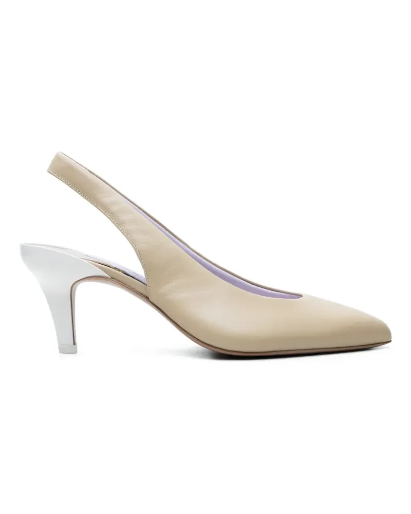 Chloé Suzie slingback pumps - Nude Nude