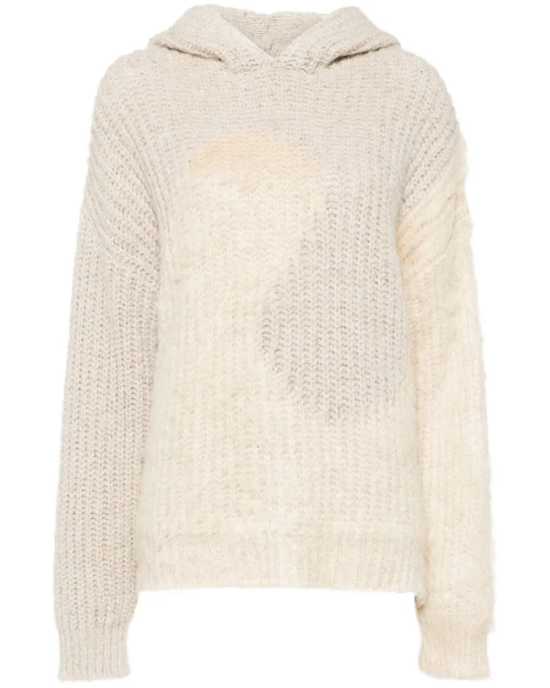 ERL Pullover mit Kapuze - Nude Nude