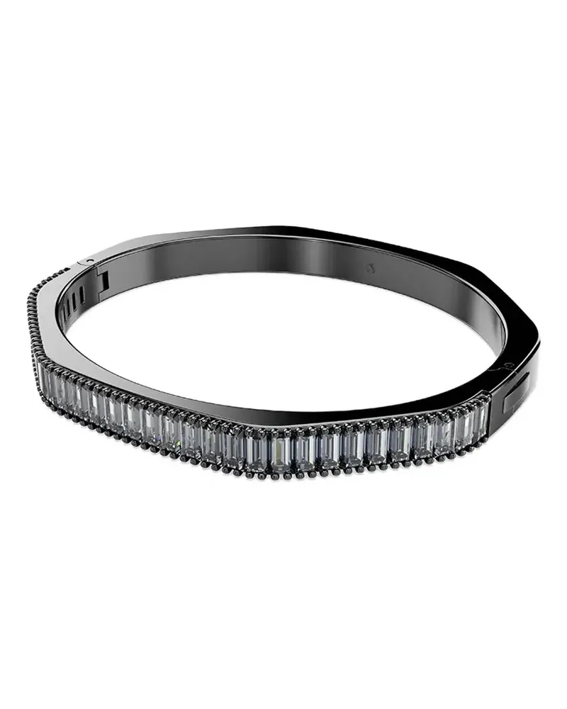 Swarovski Achteckiges Matrix Armband mit Baguettefassung - Grau Grau