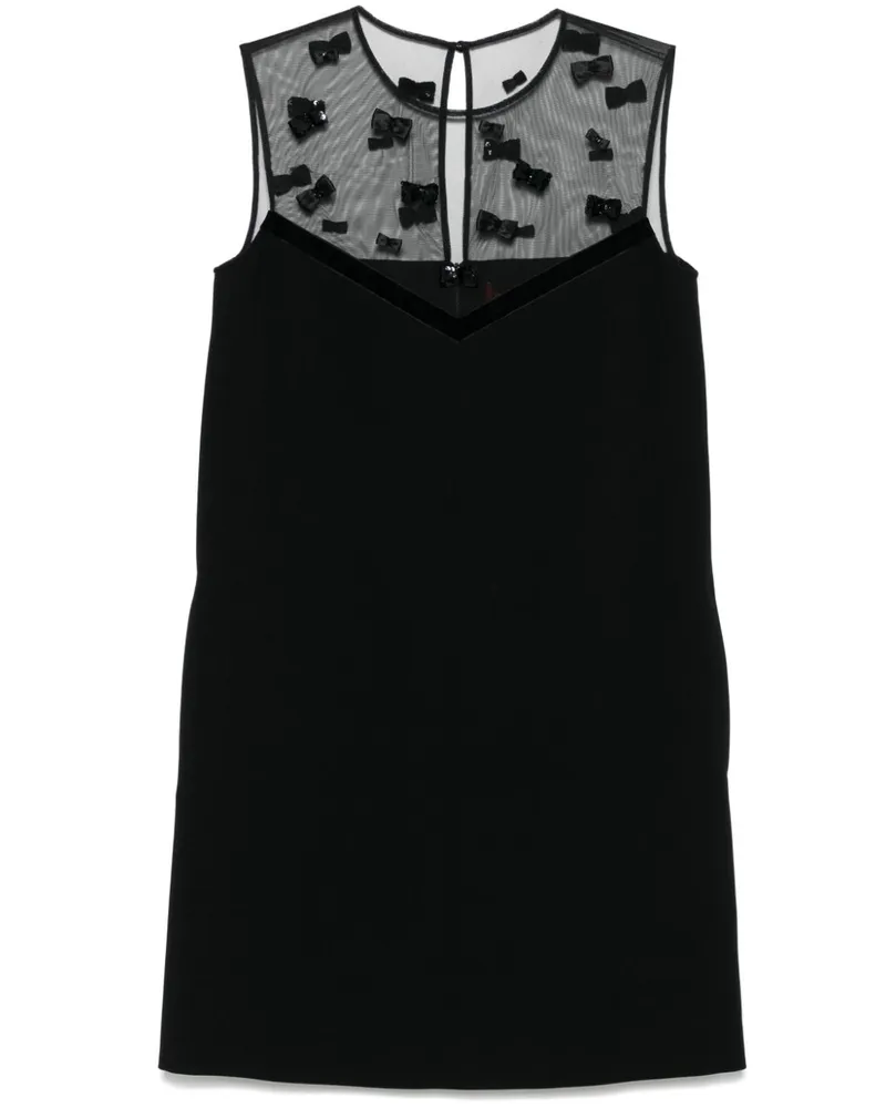 Max Mara Nandina Minikleid - Schwarz Schwarz
