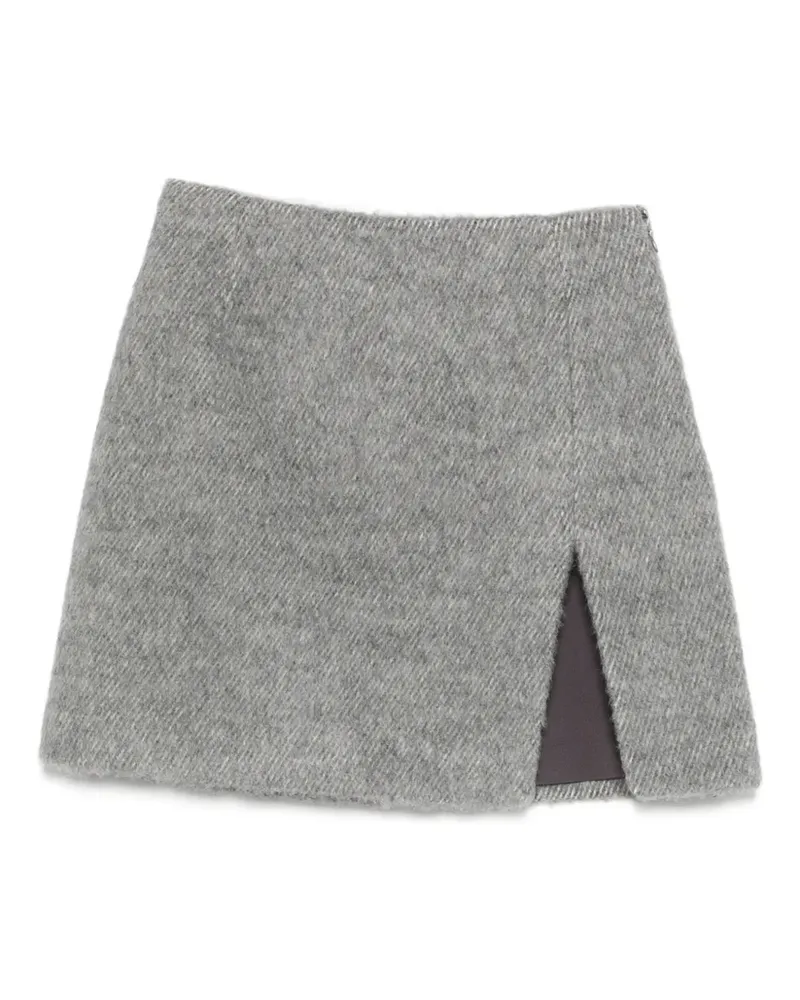 ANDAMANE Minirock mit Schlitz - Grau Grau