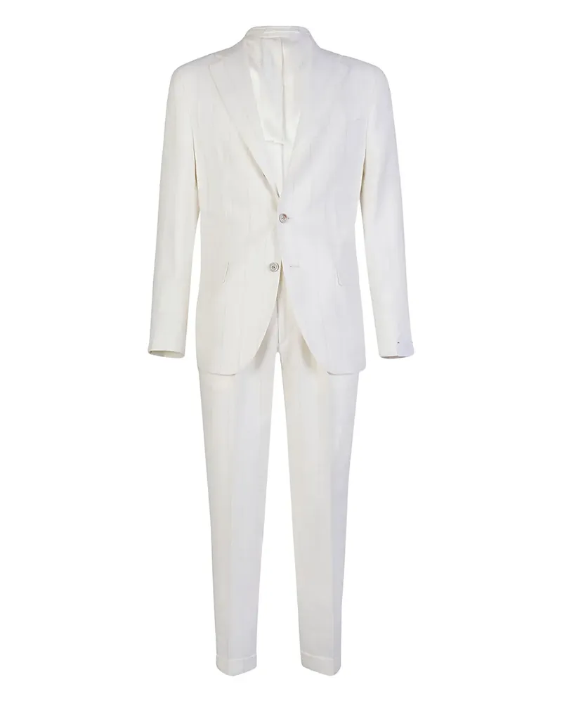 Eleventy single-breasted suit - Weiß Weiß