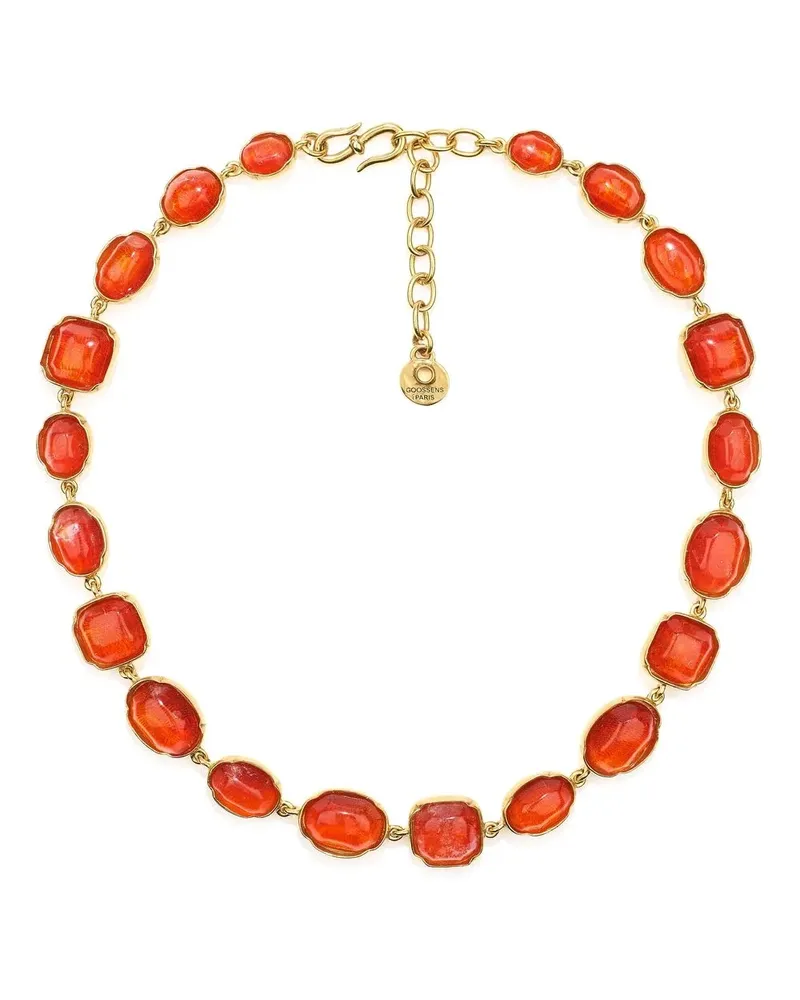 Goossens Paris Halskette mit Cabochons - Gold Gold