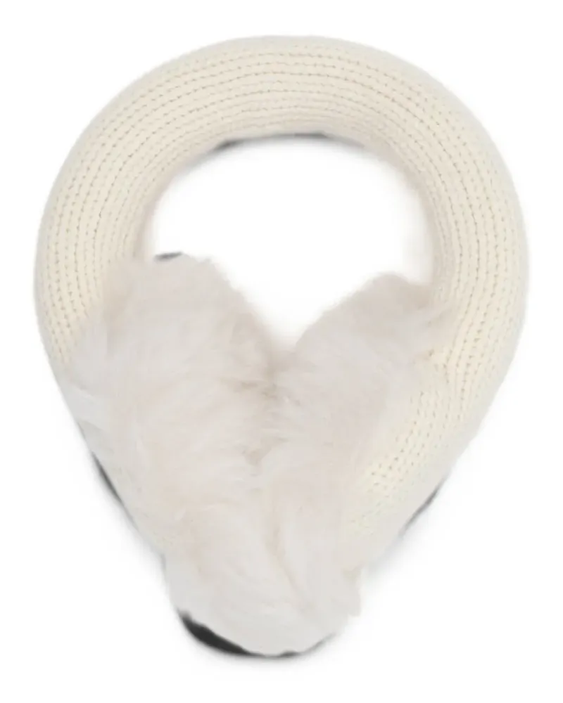 Moncler Ohrenschützer mit Logo-Patch - Nude Nude