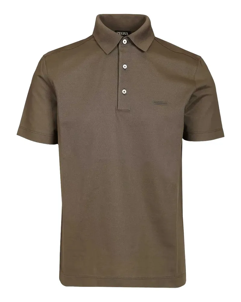 Ermenegildo Zegna cotton polo shirt - Braun Braun