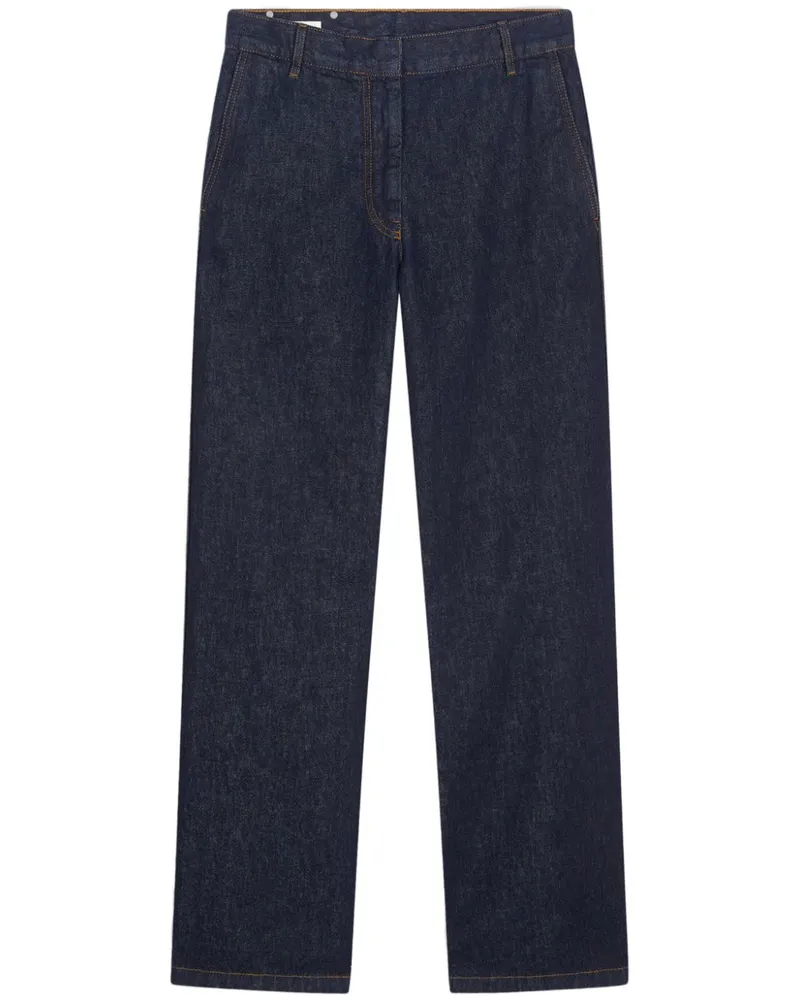 Dries van Noten Jeans mit geradem Bein Blau