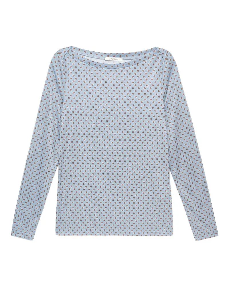Maliparmi T-Shirt mit Mikro-Print - Blau Blau