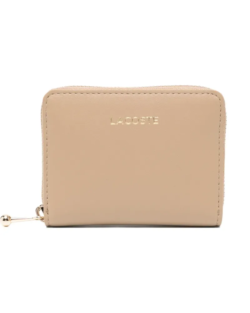 Lacoste Portemonnaie mit Reißverschluss - Nude Nude