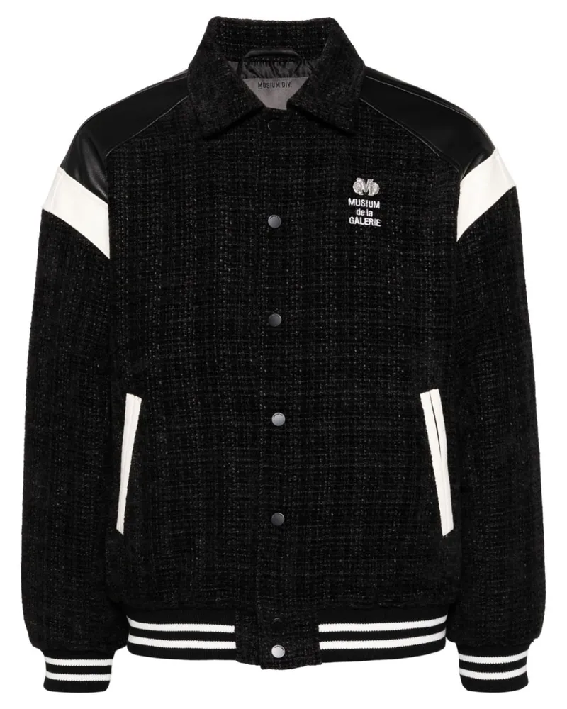 Musium Div. Jacke mit Logo-Verzierung - Schwarz Schwarz