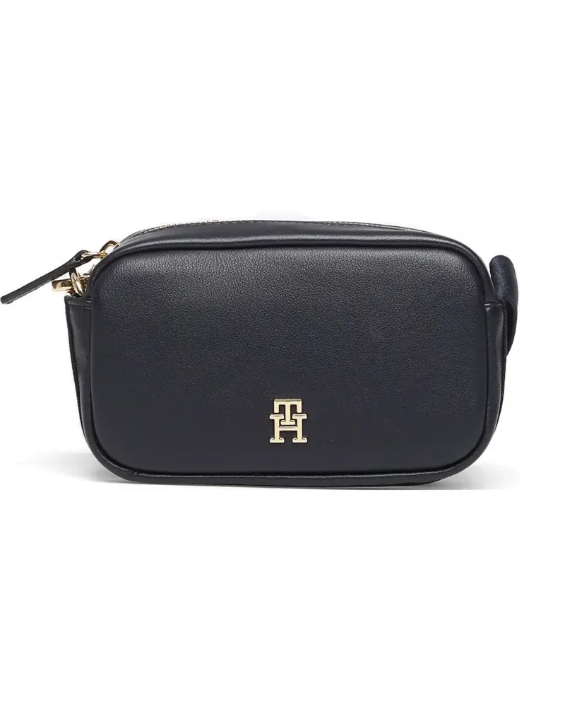 Tommy Hilfiger Logo tape crossbody camera bag - Blau Blau