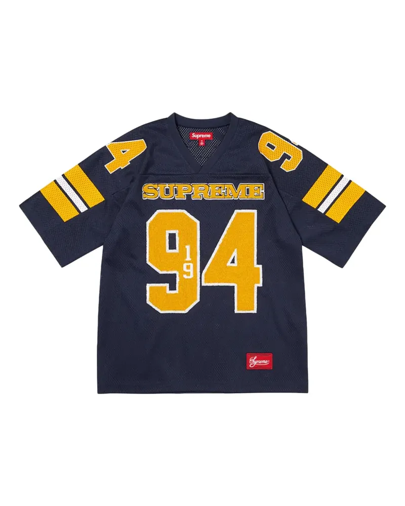 Supreme Being Sequin Football Trikot - Blau Blau