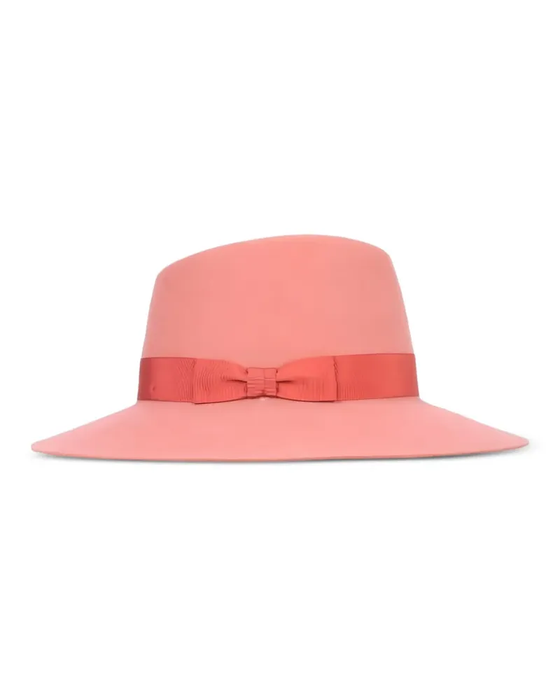 Helen Kaminski Hut mit Schleifendetail - Rosa Rosa