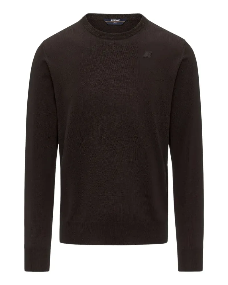 K-Way Sebastien Pullover mit rundem Ausschnitt - Braun Braun