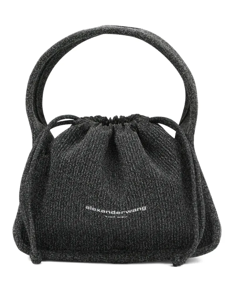 Alexander Wang drawstring top-handle shoulder bag - Grau Grau