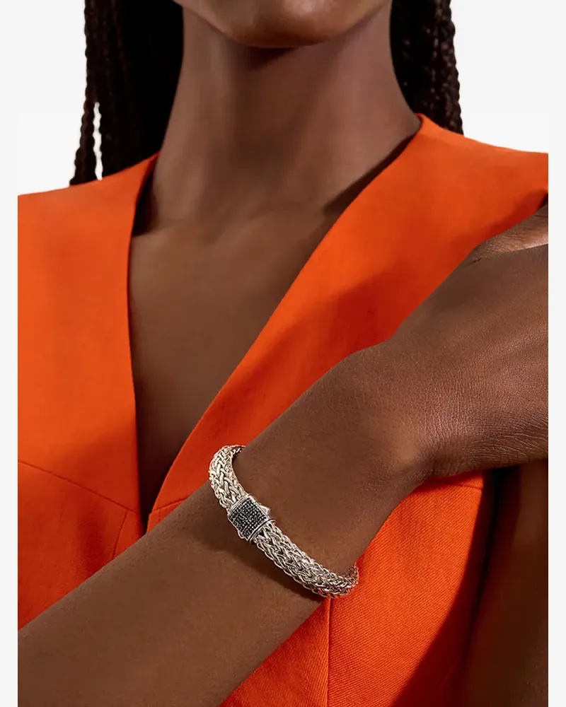John Hardy sterling silver Icon sapphire bracelet - Silber Silber