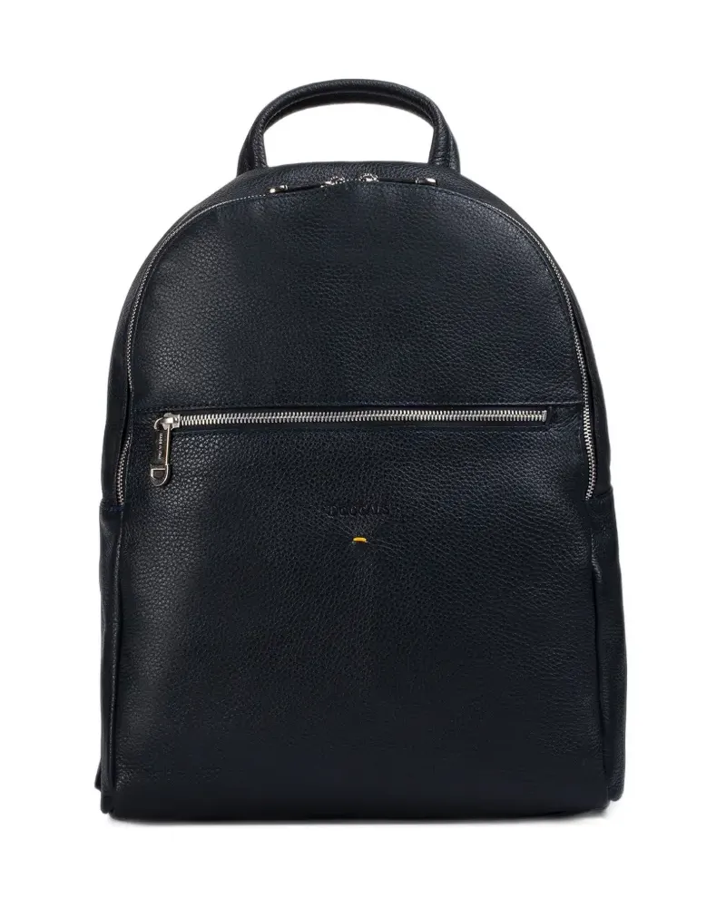 Doucal´s grained leather backpack - Blau Blau