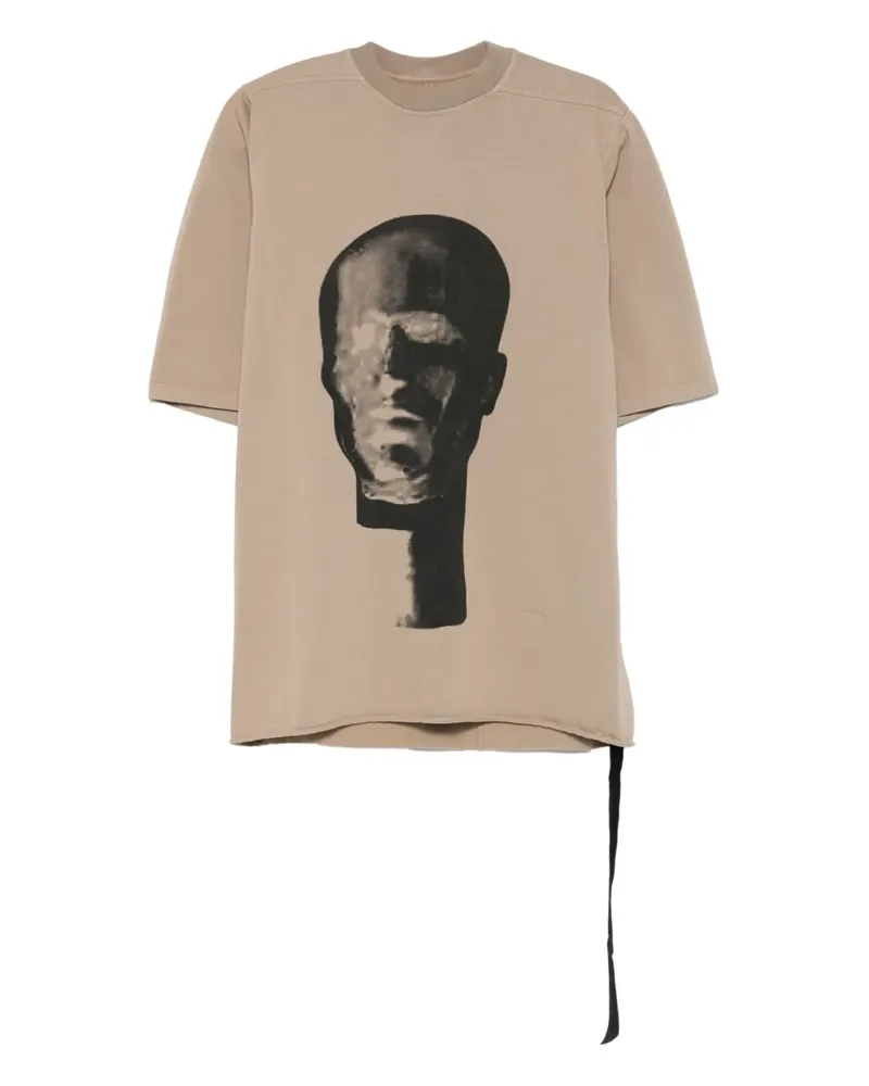 DRKSHDW by Rick Owens T-Shirt mit grafischem Print - Braun Braun