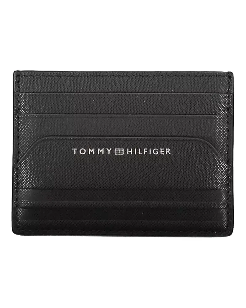 Tommy Hilfiger logo-stamp cardholder - Schwarz Schwarz