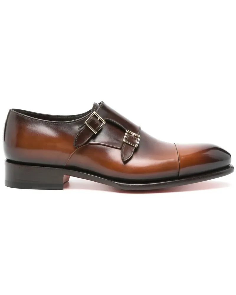 Santoni Klassische Monk-Schuhe - Braun Braun