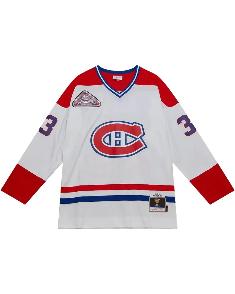 Mitchell & Ness 1992/93 Patrick Roy Montreal Canadiens Power Play "White" Trikot - Weiß Weiß