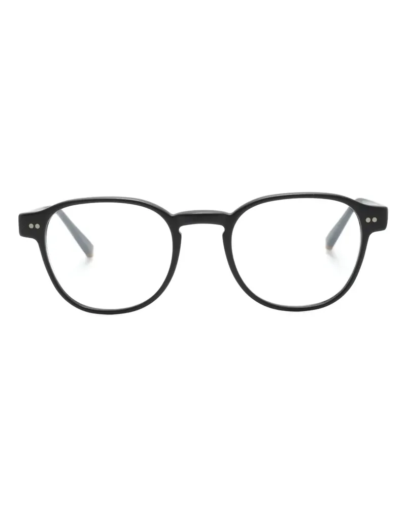 MOSCOT Arthur Brille mit rundem Gestell - Schwarz Schwarz