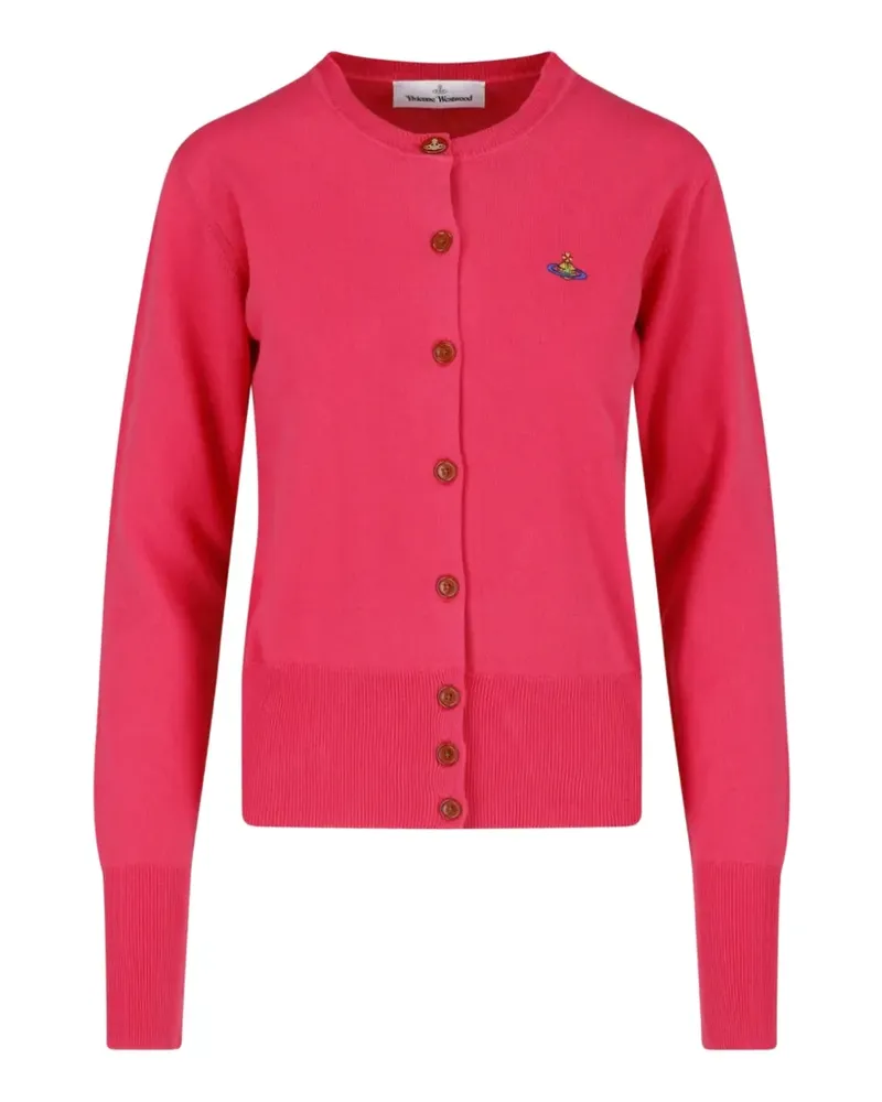 Vivienne Westwood Bea crew neck cardigan - Rosa Rosa