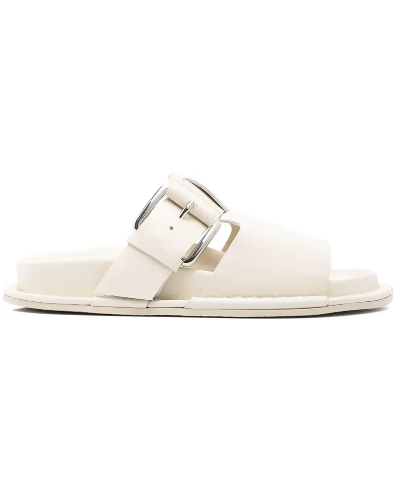PLAN C Sandalen aus Leder - Nude Nude