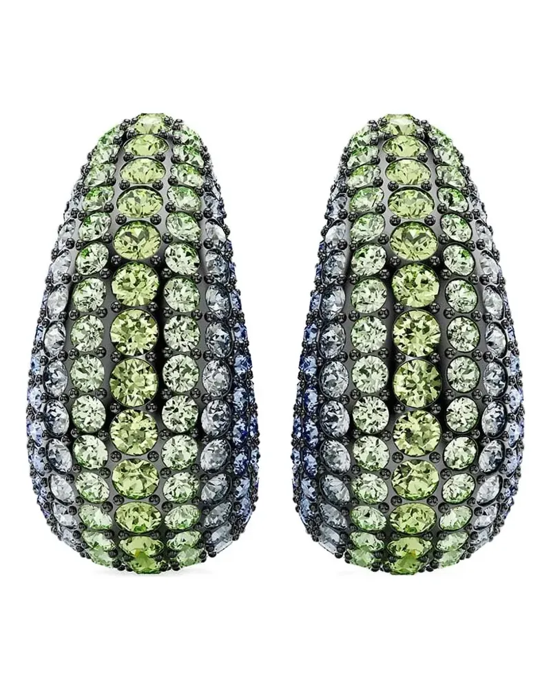 Swarovski Verzierte Sublima Ohrringe - Schwarz Schwarz
