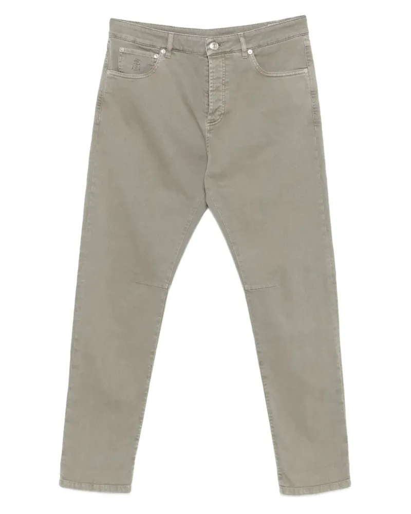 Brunello Cucinelli Five-Pocket-Jeans - Grün Grün