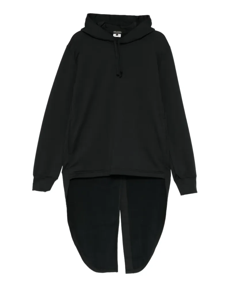 Comme des Garçons Asymmetrischer Hoodie im Frackstil - Schwarz Schwarz