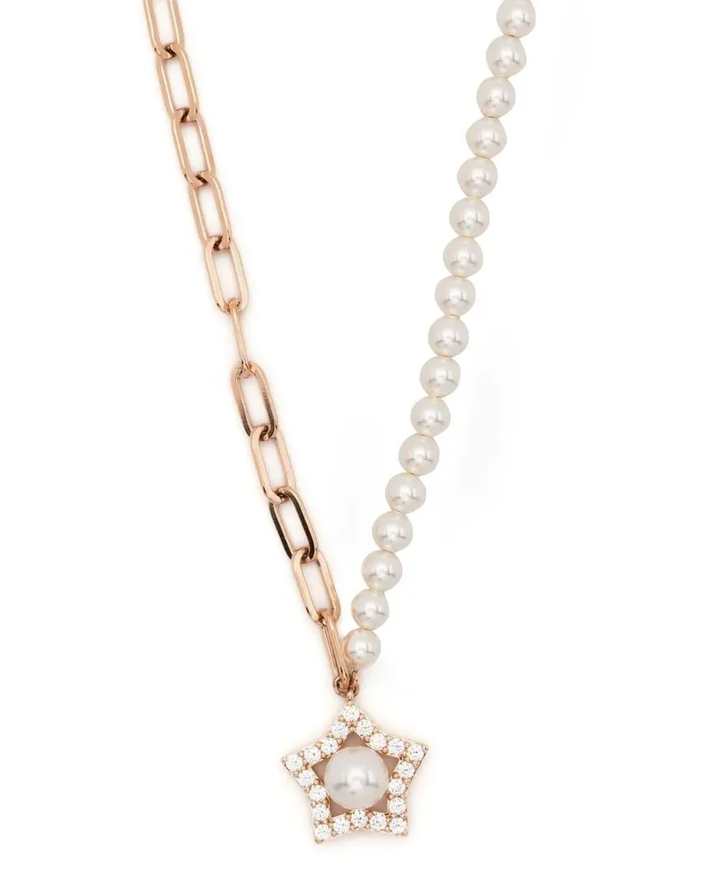 Swarovski Stella Halskette - Weiß Weiß