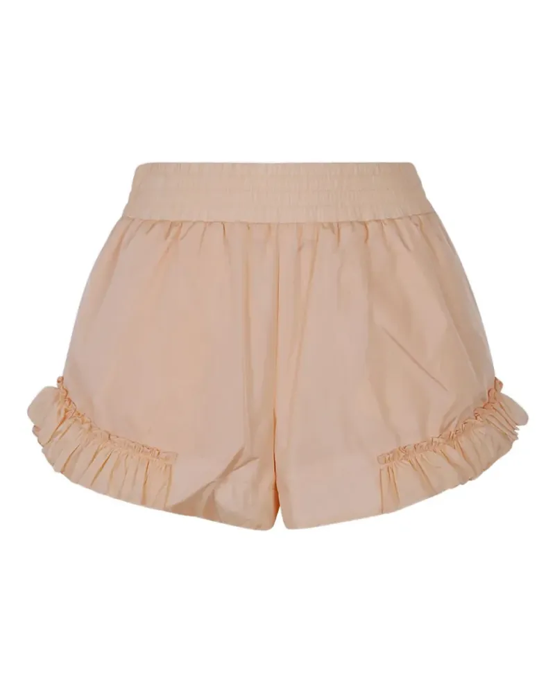 Simone Rocha frill track shorts - Nude Nude