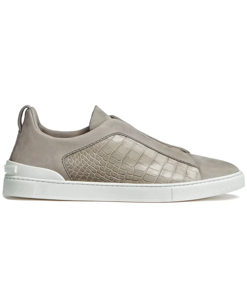 Ermenegildo Zegna Triple Stitch Sneakers - Nude Nude